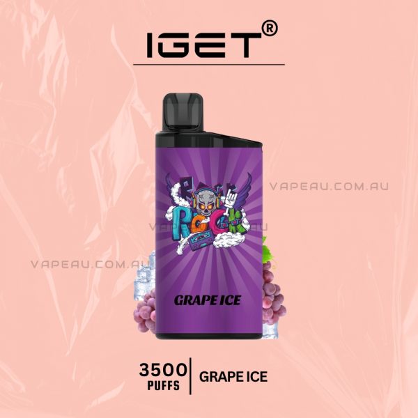 IGET Bar 3500 Puffs Grape Ice