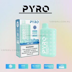 PYRO Vape 6000 Puffs 5% Cool Mint