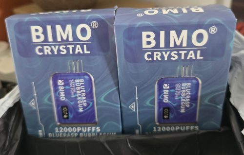 BIMO Crystal 12000 Puffs Bluerasp Bubblegum photo review