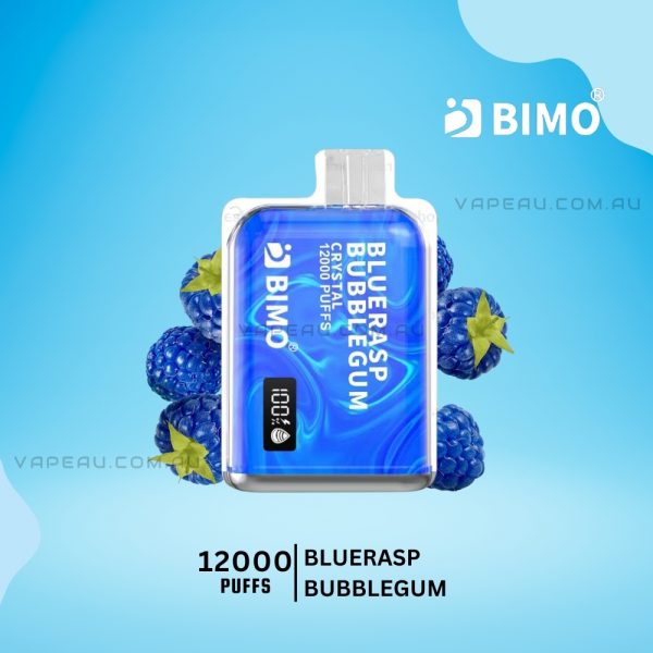 BIMO Crystal 12000 Puffs Bluerasp Bubblegum