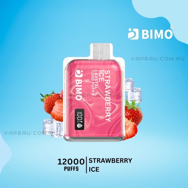 BIMO Crystal 12000 Puffs Strawberry Ice