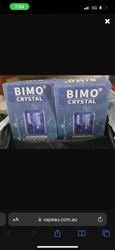 BIMO Crystal 12000 Puffs Bluerasp Bubblegum photo review