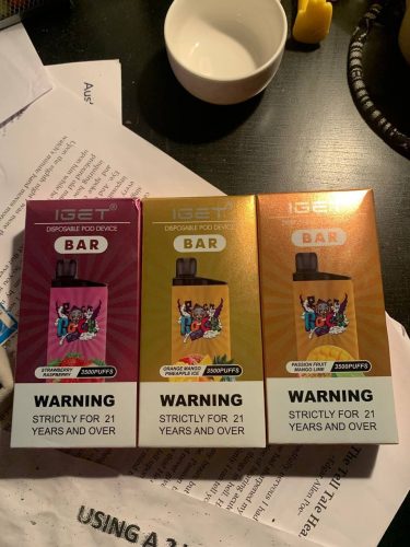 IGET Bar 3500 Puffs Orange Mango Pineapple Ice photo review