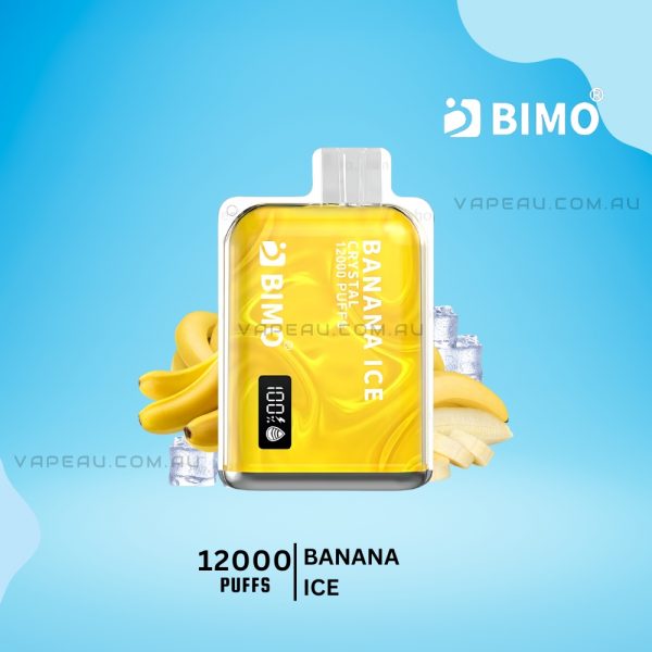 BIMO Crystal 12000 Puffs Banana ice