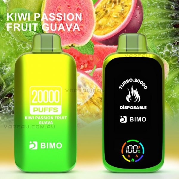 BIMO Turbo 20000 Puffs Kiwi Passion Fruit Guava