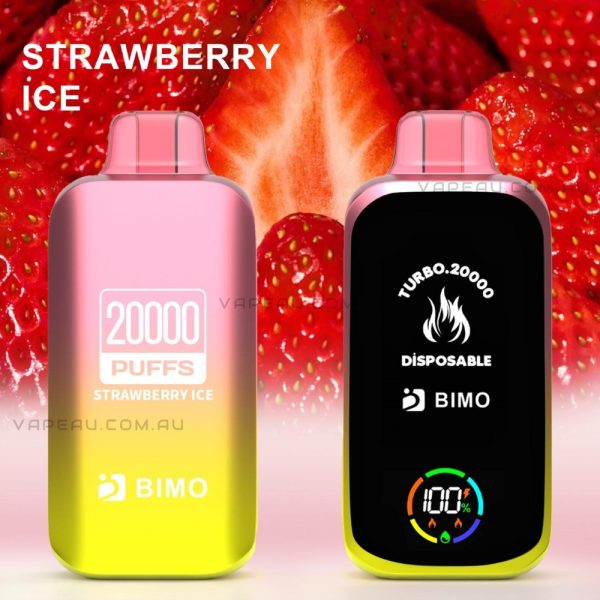 BIMO Turbo 20000 Puffs Strawberry Ice