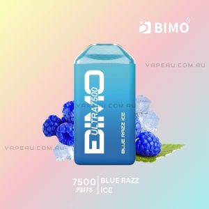 Bimo Ultra 7500 Puffs Bluerazz Ice