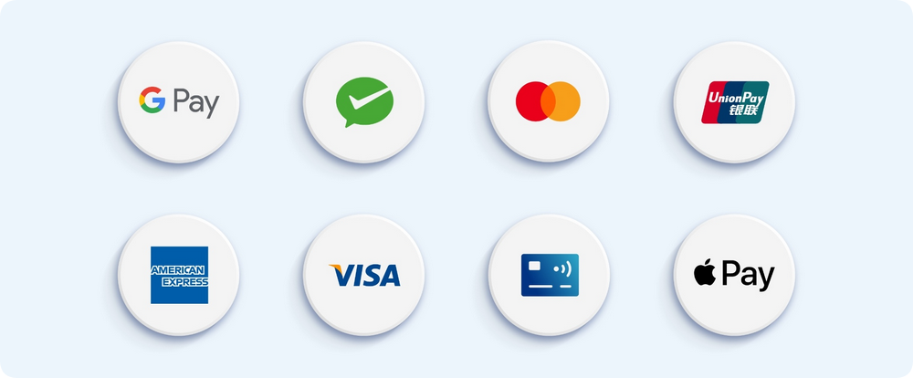 Payment method icons