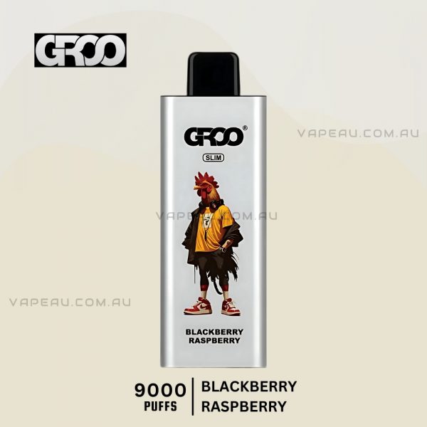 GROO Slim 9000 Puffs Blackberry Raspberry