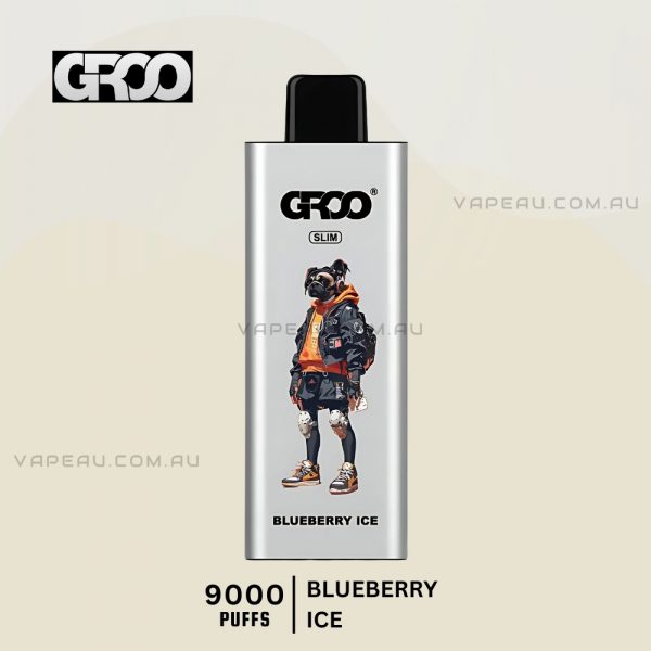 GROO Slim 9000 Puffs Blueberry Ice