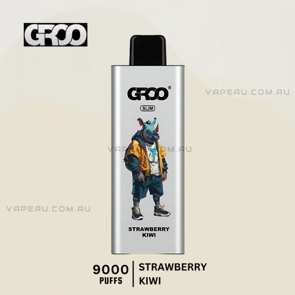 GROO Slim 9000 Puffs Strawberry Kiwi