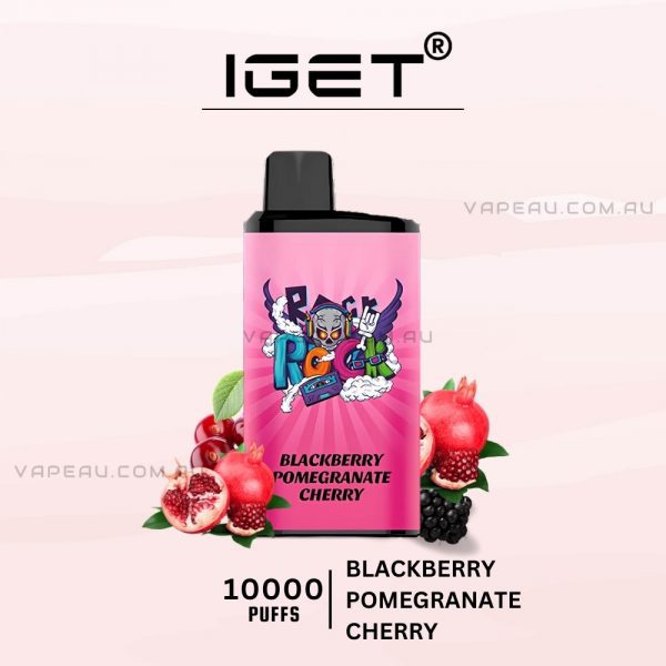 IGET Bar Pro 10000 Puffs Blackberry Pomegranate Cherry