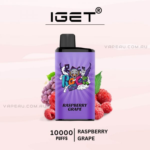 IGET Bar Pro 10000 Puffs Raspberry Grape