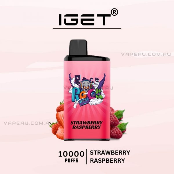 IGET Bar Pro 10000 Puffs Strawberry Raspberry