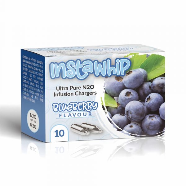 InstaWhip Blueberry Ultra Pure N2O Infusion Chargers 10 pcs